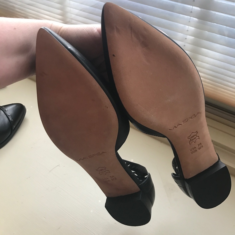 Via Spiga Ankle-Strap Cutout Flats 7 - Picture 5 of 5